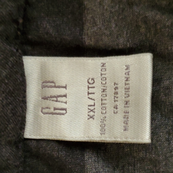 Mens Gap Longs Sleeve Button Tee Size XXL - Picture 2 of 6